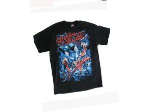 Marvels Big Boys Black Venom Graphic Print Casual Short Sleeve T-Shirt 10/12 Marvels Big Boys Black Venom Graphic Print Casual Short Sleeve T-Shirt 10/12