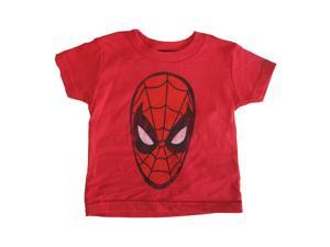 Marvels Baby Girls Red Spiderman Logo Print Crew Neck Cotton T-Shirt 12M Marvels Baby Girls Red Spiderman Logo Print Crew Neck Cotton T-Shirt 12M