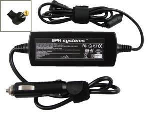 GPK Systems® 65w Car Adapter for Acer Aspire As1551 1551-4650 1551-5448 As4551 4551-4315 As5253 5253-bz684 As5551 5551-4200 As5552 5552-5615 As5736z 5736z-4016 5736z-4418 As5741 5741-5763 GPK Systems® 65w Car Adapter for Acer Aspire As1551 1551-4650 1551-5448 As4551 4551-4315 As5253 5253-bz684 As5551 5551-4200 As5552 5552-5615 As5736z 5736z-4016 5736z-4418 As5741 5741-5763