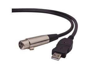 USB Male to 3Pin XLR Female Microphone USB MIC Link Cable 3M USB Male to 3Pin XLR Female Microphone USB MIC Link Cable 3M