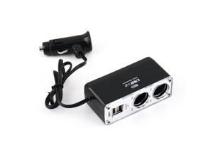 Dual Socket 2 Way USB Port Cigarette Lighter Splitter DC 12V/24V Car Charger Dual Socket 2 Way USB Port Cigarette Lighter Splitter DC 12V/24V Car Charger