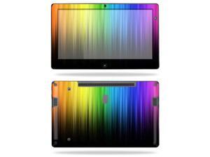 Mightyskins Protective Vinyl Skin Decal Cover for Samsung Series 7 Slate 11.6" Inch Tablet wrap sticker skins Rainbow Streaks Mightyskins Protective Vinyl Skin Decal Cover for Samsung Series 7 Slate 11.6" Inch Tablet wrap sticker skins Rainbow Streaks