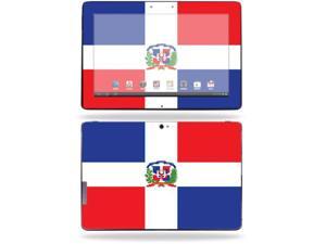 Mightyskins Protective Skin Decal Cover for Asus Transformer Infinity TF700 Tablet with 10.1" screen wrap sticker skins Dominican Flag Mightyskins Protective Skin Decal Cover for Asus Transformer Infinity TF700 Tablet with 10.1" screen wrap sticker skins Dominican Flag