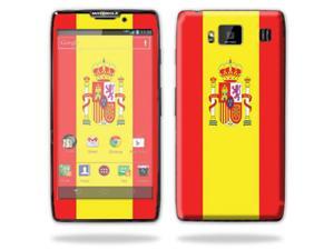 Mightyskins Protective Skin Decal Cover for Motorola Droid Razr Hd & Razr Maxx HD Cell Phone wrap sticker skins Spain Flag Mightyskins Protective Skin Decal Cover for Motorola Droid Razr Hd & Razr Maxx HD Cell Phone wrap sticker skins Spain Flag