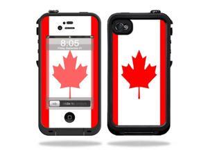 Mightyskins Protective Vinyl Skin Decal Cover for LifeProof iPhone 4 / 4S Case wrap sticker skins Canadian Flag Mightyskins Protective Vinyl Skin Decal Cover for LifeProof iPhone 4 / 4S Case wrap sticker skins Canadian Flag