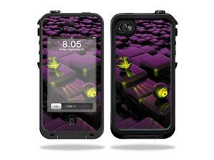 Mightyskins Protective Vinyl Skin Decal Cover for LifeProof iPhone 4 / 4S Case wrap sticker skins Purple Blocks Mightyskins Protective Vinyl Skin Decal Cover for LifeProof iPhone 4 / 4S Case wrap sticker skins Purple Blocks