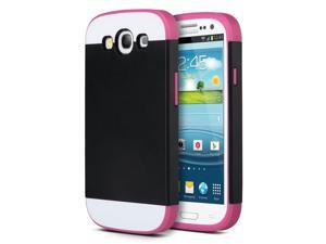 ULAK Galaxy S3 Case, Hybrid TPU 2PC Layered Hard Case Rubber Bumper Cover for Samsung Galaxy S3 SIII i9300 Black ULAK Galaxy S3 Case, Hybrid TPU 2PC Layered Hard Case Rubber Bumper Cover for Samsung Galaxy S3 SIII i9300 Black