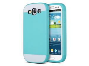 ULAK Galaxy S3 Case, Hybrid TPU 2PC Layered Hard Case Rubber Bumper Cover for Samsung Galaxy S3 SIII i9300 Blue ULAK Galaxy S3 Case, Hybrid TPU 2PC Layered Hard Case Rubber Bumper Cover for Samsung Galaxy S3 SIII i9300 Blue