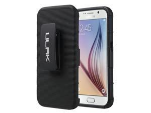 ULAK Galaxy S6 Case, Dual Black Layer Holster Case with Kick Stand and Locking Belt Swivel Clip for Samsung Galaxy SVI Samsung Galaxy S6 Case ULAK Galaxy S6 Case, Dual Black Layer Holster Case with Kick Stand and Locking Belt Swivel Clip for Samsung Galaxy SVI Samsung Galaxy S6 Case
