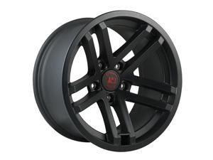 Rugged Ridge 15303.90 Jesse Spade Wheel; 17 in. x 9 in.; 5 in. x 5 in. Bolt Pattern; -12 mm Offset; Rugged Ridge 15303.90 Jesse Spade Wheel; 17 in. x 9 in.; 5 in. x 5 in. Bolt Pattern; -12 mm Offset;