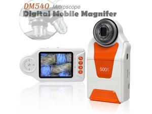 Indigi Digital Learning & Education Magnifier Microscope - 10x-500x Magnification 4x LED Light 2.7" Color LCD Indigi Digital Learning & Education Magnifier Microscope - 10x-500x Magnification 4x LED Light 2.7" Color LCD