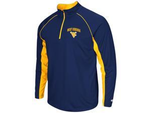 West Virginia Mountaineers Tee Long Sleeve Athletic Quarter Zip West Virginia Mountaineers Tee Long Sleeve Athletic Quarter Zip