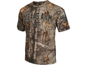 Men's Brown Tine Realtree Camo Texas A&M Aggies T-Shirt Men's Brown Tine Realtree Camo Texas A&M Aggies T-Shirt