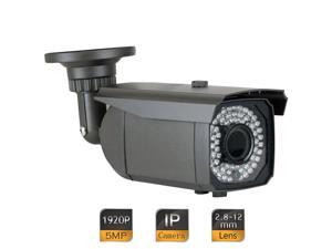 GW5061IP 2592 x 1920 Pixel 5MP HD 1920P Outdoor Network PoE (Power Over Ethernet) 1080P Security IP Camera 2.8~12mm Varifocal Zoom Lens 180 Feet IR Distance - Compatible with Apps Danale & Blue Iris GW5061IP 2592 x 1920 Pixel 5MP HD 1920P Outdoor Network PoE (Power Over Ethernet) 1080P Security IP Camera 2.8~12mm Varifocal Zoom Lens 180 Feet IR Distance - Compatible with Apps Danale & Blue Iris