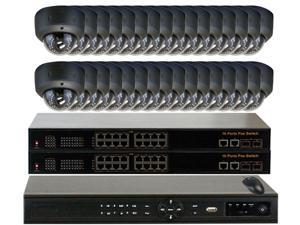 GW 32 Channel NVR Kit with 32 Port PoE Switch, 32 x HD IP Camera System PoE Weather Proof High Definition 1080P Recording 5 Megapixel 2.8~12mm Lens, Motion Detective Smartphone View (8TB Hard Drive) GW 32 Channel NVR Kit with 32 Port PoE Switch, 32 x HD IP Camera System PoE Weather Proof High Definition 1080P Recording 5 Megapixel 2.8~12mm Lens, Motion Detective Smartphone View (8TB Hard Drive)