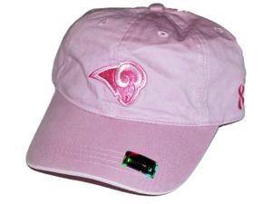 St Louis Rams Women's Hat Cap Reebok Pink Susan G. Komen Relax Adjustable St Louis Rams Women's Hat Cap Reebok Pink Susan G. Komen Relax Adjustable