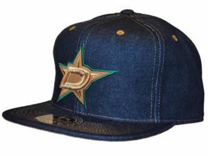 Dallas Stars Mitchell & Ness Denim Structured Flat Bill Fitted Hat Cap (7 3/8) Dallas Stars Mitchell & Ness Denim Structured Flat Bill Fitted Hat Cap (7 3/8)