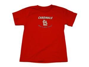 St. Louis Cardinals SAAG Youth Boys Red Great Catch Cotton T-Shirt (M) St. Louis Cardinals SAAG Youth Boys Red Great Catch Cotton T-Shirt (M)