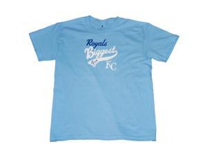 Kansas City Royals SAAG Youth Boys Powder Blue Biggest Fan Cotton T-Shirt (L) Kansas City Royals SAAG Youth Boys Powder Blue Biggest Fan Cotton T-Shirt (L)