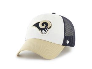 St. Louis Rams 47 Brand Tri-Tone Privateer Closer Mesh Flexfit Slouch Hat Cap St. Louis Rams 47 Brand Tri-Tone Privateer Closer Mesh Flexfit Slouch Hat Cap