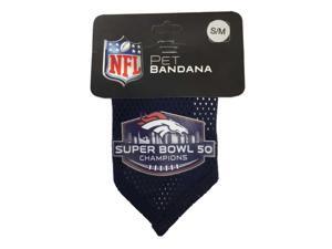 Denver Broncos NFL Hunter MFG Navy Super Bowl 50 Champions Pet Bandana (S/M) Denver Broncos NFL Hunter MFG Navy Super Bowl 50 Champions Pet Bandana (S/M)