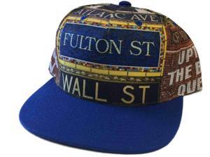 Mitchell & Ness Uptown Bronx Queens Large Flatbill Snapback Adj Blue Hat Cap Mitchell & Ness Uptown Bronx Queens Large Flatbill Snapback Adj Blue Hat Cap