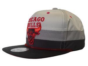Chicago Bulls Mitchell & Ness Gray Soft Side Adj. Snapback Structured Hat Cap Chicago Bulls Mitchell & Ness Gray Soft Side Adj. Snapback Structured Hat Cap