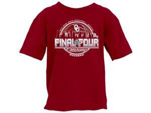 Oklahoma Sooners 2016 Final Four Basketball Houston Skyline YOUTH T-Shirt (XL) Oklahoma Sooners 2016 Final Four Basketball Houston Skyline YOUTH T-Shirt (XL)