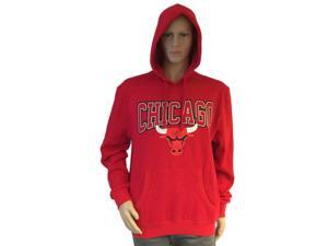 Chicago Bulls Mitchell and Ness Red LS Hoodie Sweatshirt with Front Pocket (L) Chicago Bulls Mitchell and Ness Red LS Hoodie Sweatshirt with Front Pocket (L)