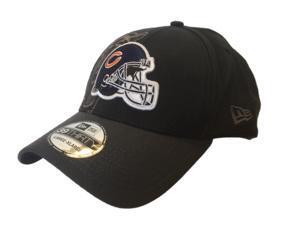 Chicago Bears New Era 39Thirty Structured Flexfit Black Helmet Hat Cap (L/XL) Chicago Bears New Era 39Thirty Structured Flexfit Black Helmet Hat Cap (L/XL)