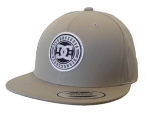 DC Shoes Yupoong Flatbill Cotton Polyester Snapback Gray Hat Cap DC Shoes Yupoong Flatbill Cotton Polyester Snapback Gray Hat Cap