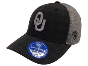 Oklahoma Sooners TOW Black Plaid Gray Season Performance Memory Flexfit Hat Cap Oklahoma Sooners TOW Black Plaid Gray Season Performance Memory Flexfit Hat Cap