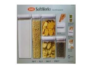 OXO Soft Works: 5 Piece POP Container Set OXO Soft Works: 5 Piece POP Container Set