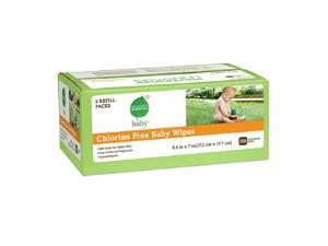 Seventh Generation Original Soft & Gentle Baby Wipes, 5 pk, Free & Clear 70 ea Seventh Generation Original Soft & Gentle Baby Wipes, 5 pk, Free & Clear 70 ea