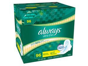 Always Ultra Thin Regular Pads with Wings 96 ct. Always Ultra Thin Regular Pads with Wings 96 ct.