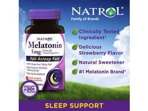 Natrol Melatonin 5 mg, 250 Fast Dissolve Tablets Natrol Melatonin 5 mg, 250 Fast Dissolve Tablets