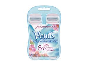 Gillette Venus Women's Disposable Razor, Spa Breeze 2 ea Gillette Venus Women's Disposable Razor, Spa Breeze 2 ea