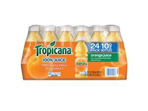 Tropicana 100% Orange Juice - 24/10 oz. bottles Tropicana 100% Orange Juice - 24/10 oz. bottles