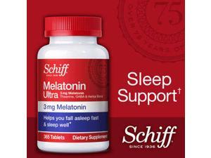 Schiff Melatonin Ultra 3mg, 365 Tablets Schiff Melatonin Ultra 3mg, 365 Tablets