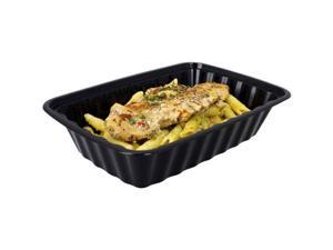 Freshware 15-Pack 1-Compartment Lunch Bento Box Reusable and Microwavable Food Container with Lids, YH-8088 Freshware 15-Pack 1-Compartment Lunch Bento Box Reusable and Microwavable Food Container with Lids, YH-8088