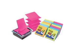 Post-it Pop-up Notes Super Sticky - Pop-up Dispenser Value Pack, 3 x 3 - Assorted Post-it Pop-up Notes Super Sticky - Pop-up Dispenser Value Pack, 3 x 3 - Assorted
