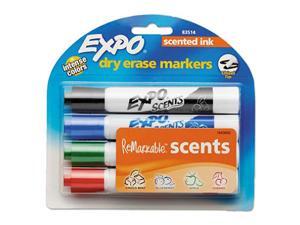 EXPO Scents Dry Erase Markers, Assorted Colors ,Chisel Tip, 4 ct. Pack of 2 EXPO Scents Dry Erase Markers, Assorted Colors ,Chisel Tip, 4 ct. Pack of 2