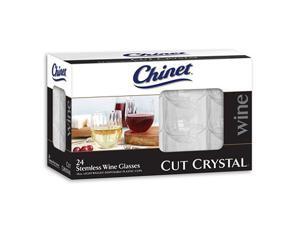 Chinet Stemless Plastic Wine Glasses 24ct. Pack of 2 Chinet Stemless Plastic Wine Glasses 24ct. Pack of 2