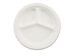 Chinet 3-Compartment Paper Plate, 10 1/4" 500 ct. Chinet 3-Compartment Paper Plate, 10 1/4" 500 ct.