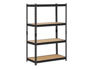 Edsal 4-Shelf Steel Shelving Unit - 60"H x 36"W x 18"D Edsal 4-Shelf Steel Shelving Unit - 60"H x 36"W x 18"D