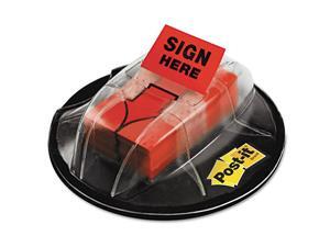 Post-it Flags-High Volume Flag Dispenser Sign Here Red- 200 Flags-Dispenser Post-it Flags-High Volume Flag Dispenser Sign Here Red- 200 Flags-Dispenser