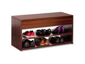 Furinno FNAJ-11046 Boyate Shoe Storage Hallway Bench, Walnut Furinno FNAJ-11046 Boyate Shoe Storage Hallway Bench, Walnut