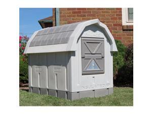 ASL Solutions Deluxe Insulated Dog Palace with Floor Heater, Grey 38.5" x 31.5" x 47.5" ASL Solutions Deluxe Insulated Dog Palace with Floor Heater, Grey 38.5" x 31.5" x 47.5"