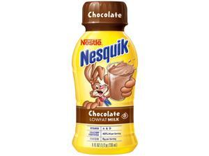 Nestle Nesquik Chocolate Lowfat Milk 8 oz. bottles, 15 pk. Nestle Nesquik Chocolate Lowfat Milk 8 oz. bottles, 15 pk.