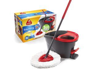 O-Cedar Easy Wring Spin Mop & Bucket System with 3 Extra Refills O-Cedar Easy Wring Spin Mop & Bucket System with 3 Extra Refills